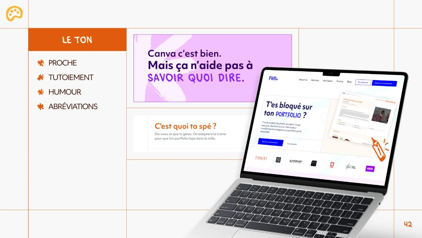 Visuel Mise en œuvre du projet Felt